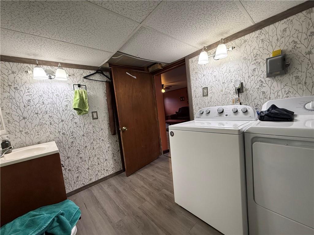 225 Old Ferry Rices Landing, PA 15357 - Photo 20 of 30 a utility room with washer and dryer
