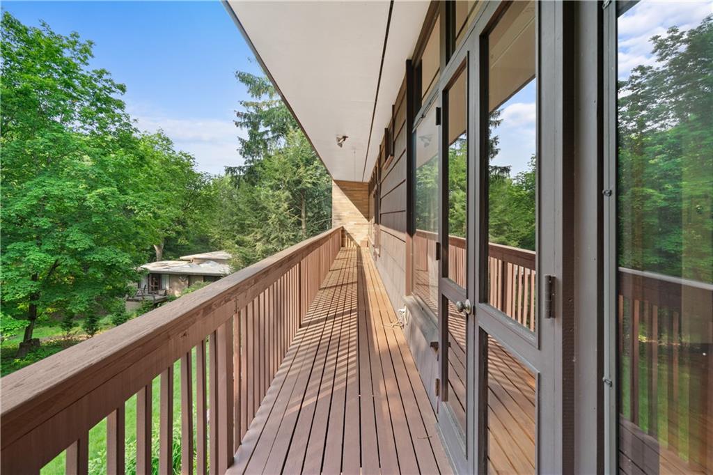 102 Colwyn Road Pittsburgh, PA 15237 - Photo 9 of 29 a view of balcony with wooden floor and fence