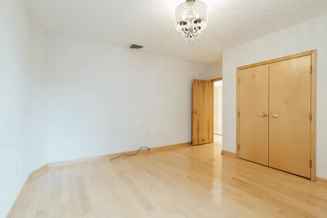 a view of empty room with a window