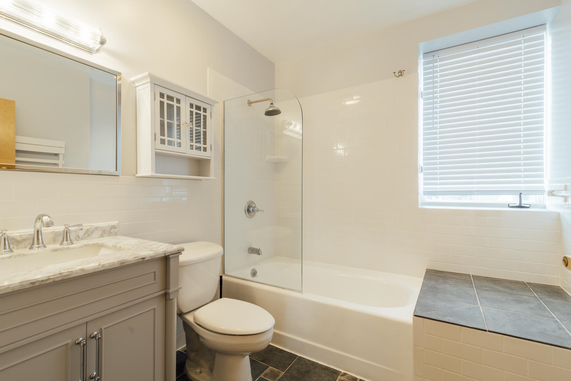 30 Park Avenue, Unit 2 Rutherford, NJ 07070 - Photo 32 of 34 a bathroom with a sink toilet and shower