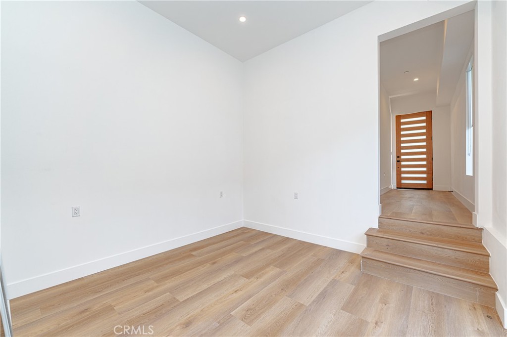 614 1/2 North Rampart Boulevard, Unit 1/2 Silver Lake, CA 90026 - Photo 11 of 41 a view of entryway with wooden floor