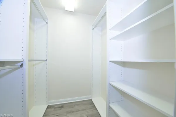 a view of walk in closet