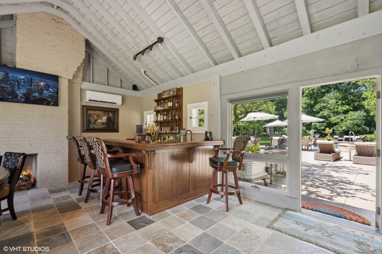 875 Country Club Road St. Charles, IL 60174 - Photo 20 of 96 a dining room with furniture and a floor to ceiling window