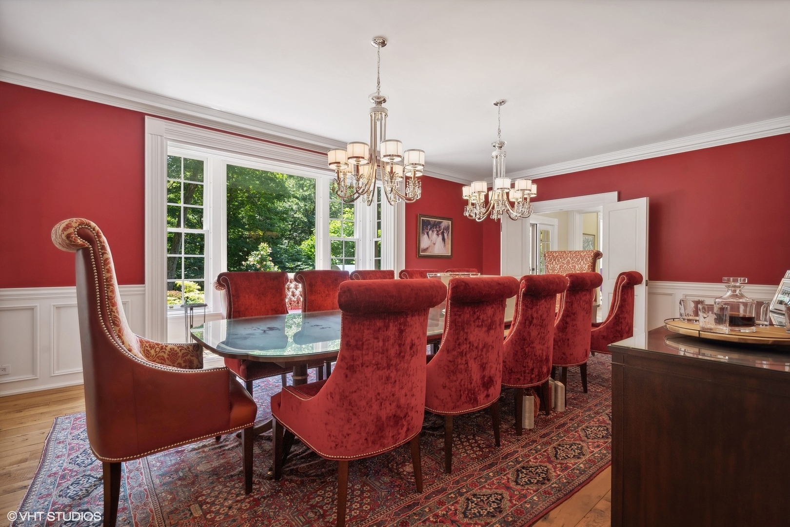 875 Country Club Road St. Charles, IL 60174 - Photo 38 of 96 a view of a dining room with furniture window and outside view