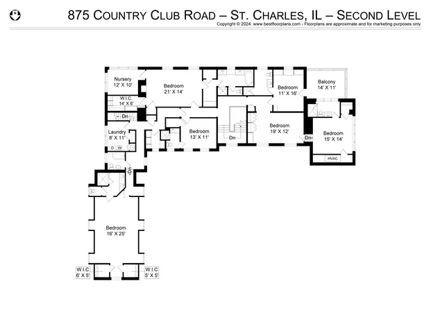 $5,995,000 | 875 Country Club Road, St. Charles, IL 60174