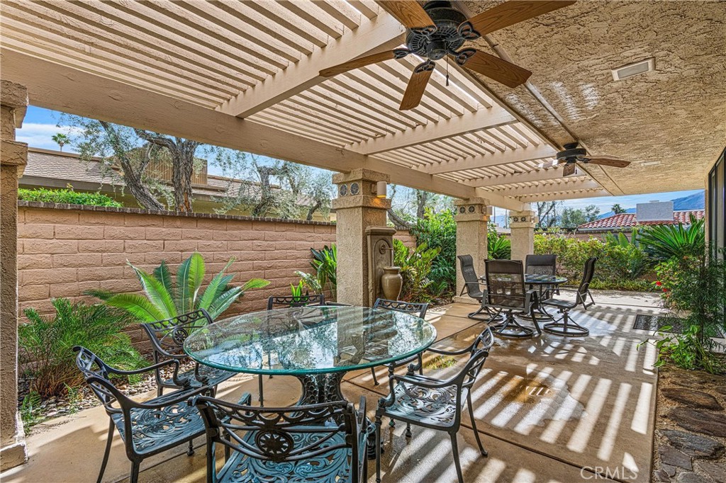 19 Cornell Drive Rancho Mirage, CA 92270 - Photo 21 of 22 a view of outdoor seating area with furniture