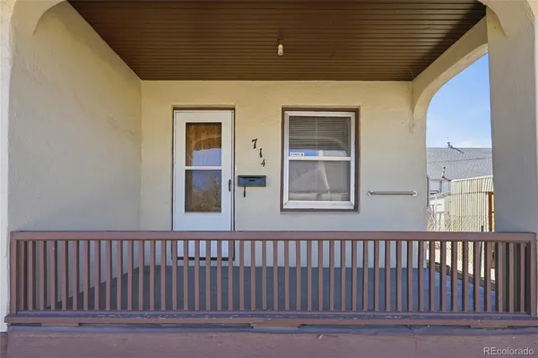 a view of a balcony
