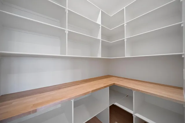 a view of a cabinets with shelf