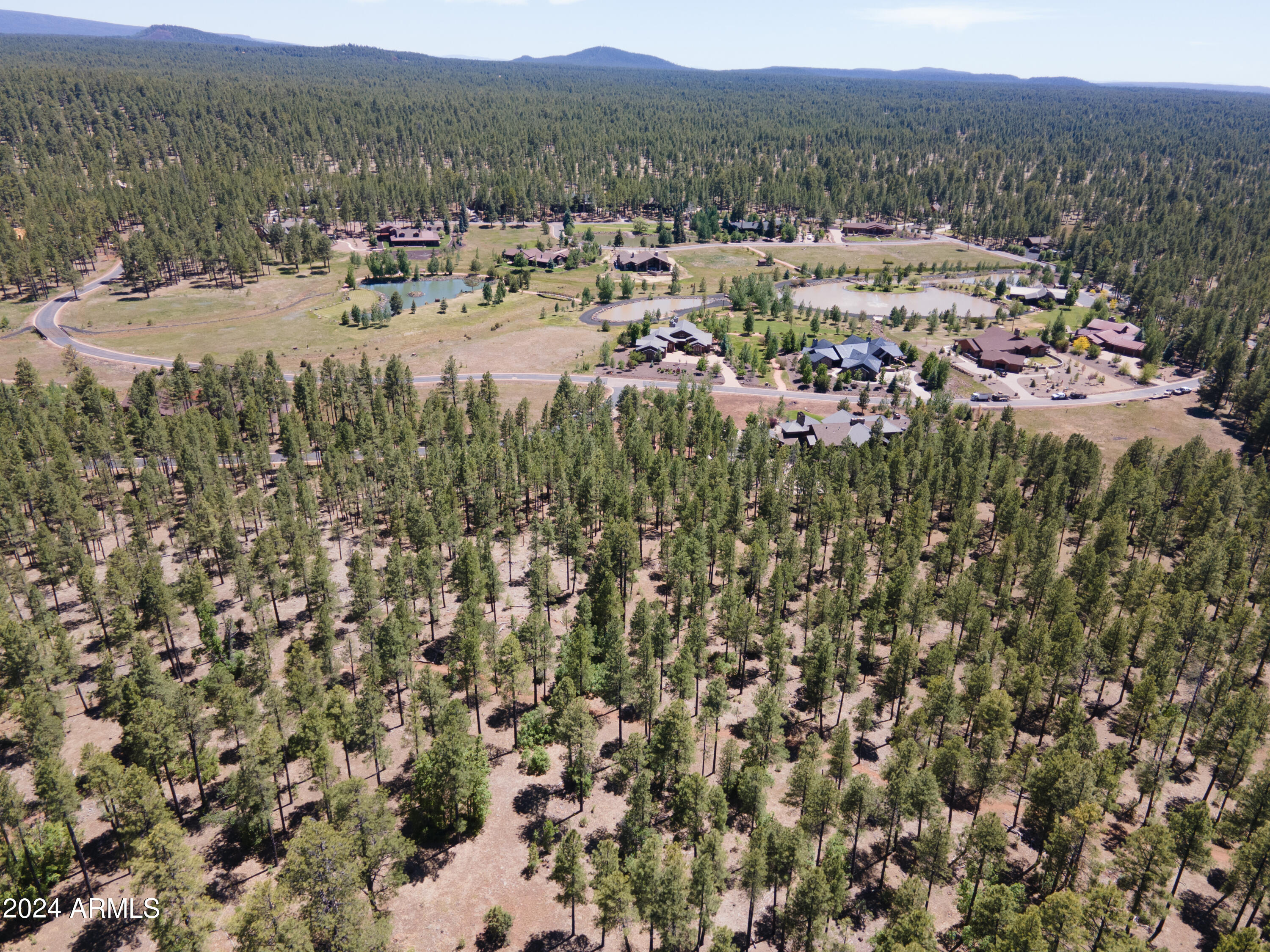 9586 Sierra Springs Way, Unit 7 Pinetop, AZ 85935 - Photo 7 of 8 a view of a town with mountains in the background