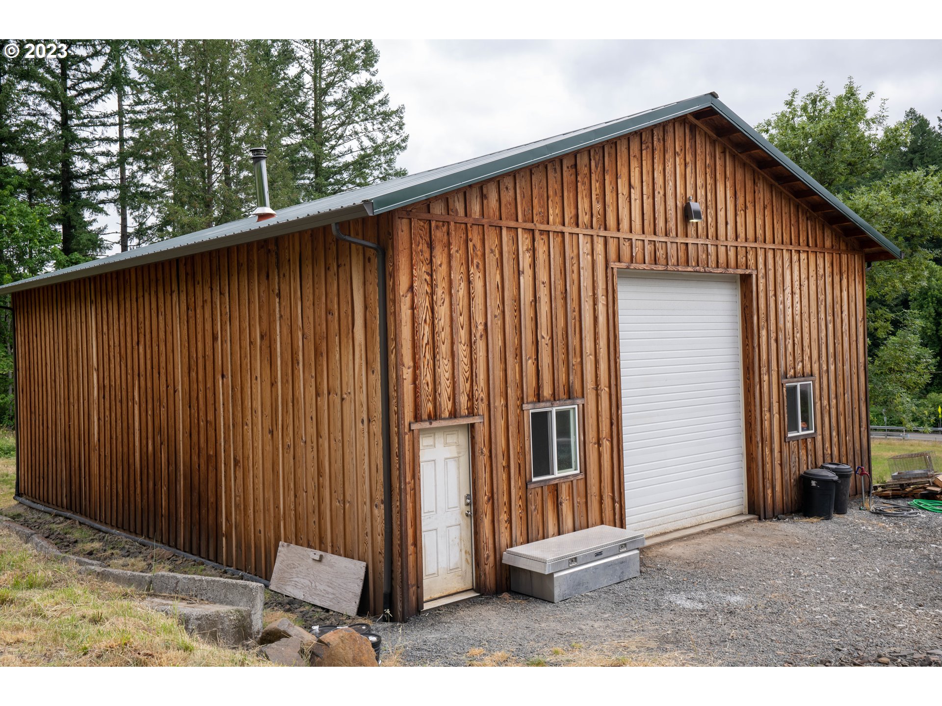 37489 South Wilhoit Road Molalla, OR 97038 - Photo 25 of 38 a view of a house with a backyard