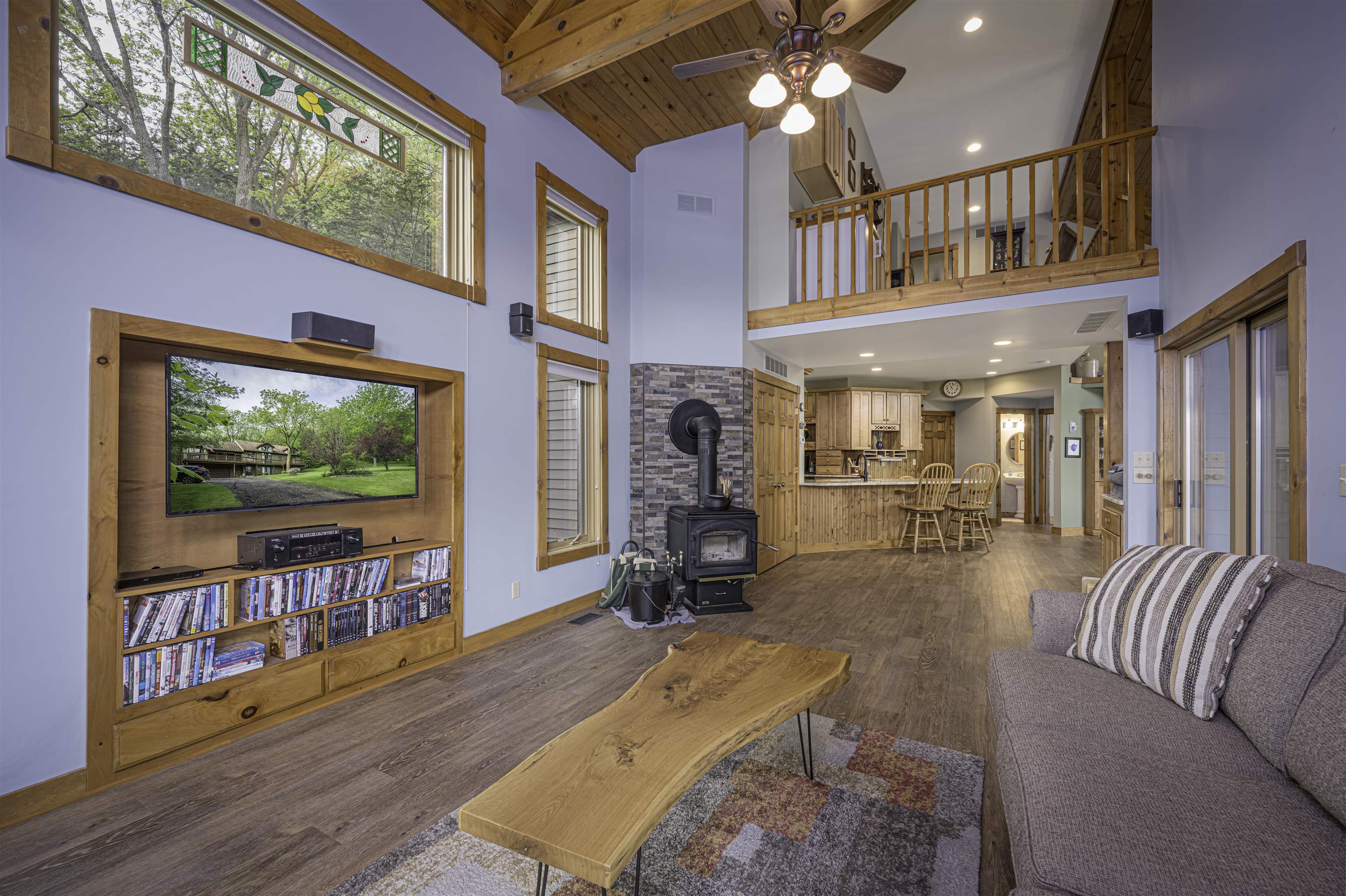 108 West Glen Hollow Road Galena, IL 61036 - Photo 16 of 51 a living room with furniture and a flat screen tv
