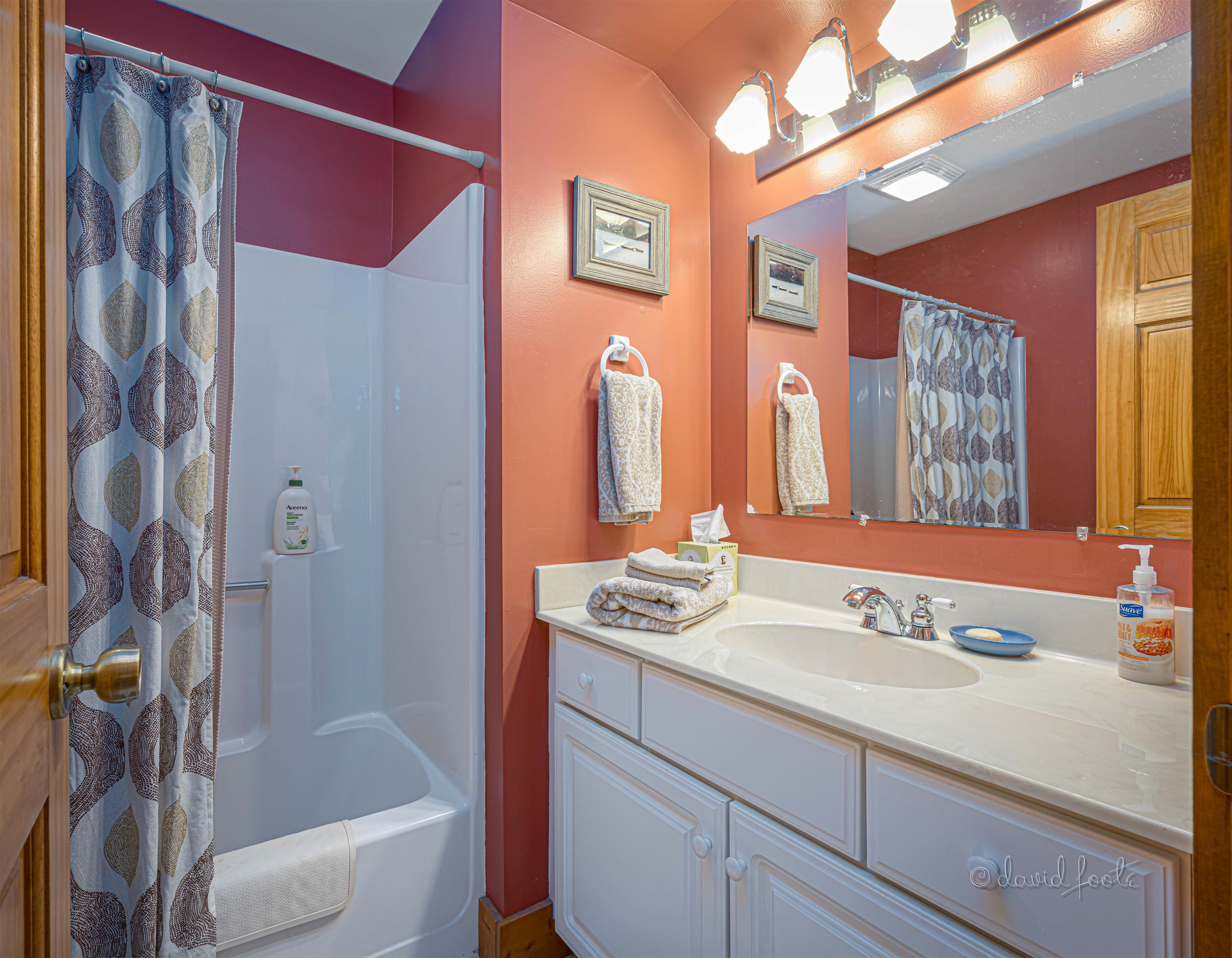 108 West Glen Hollow Road Galena, IL 61036 - Photo 29 of 51 a bathroom with a sink and a mirror