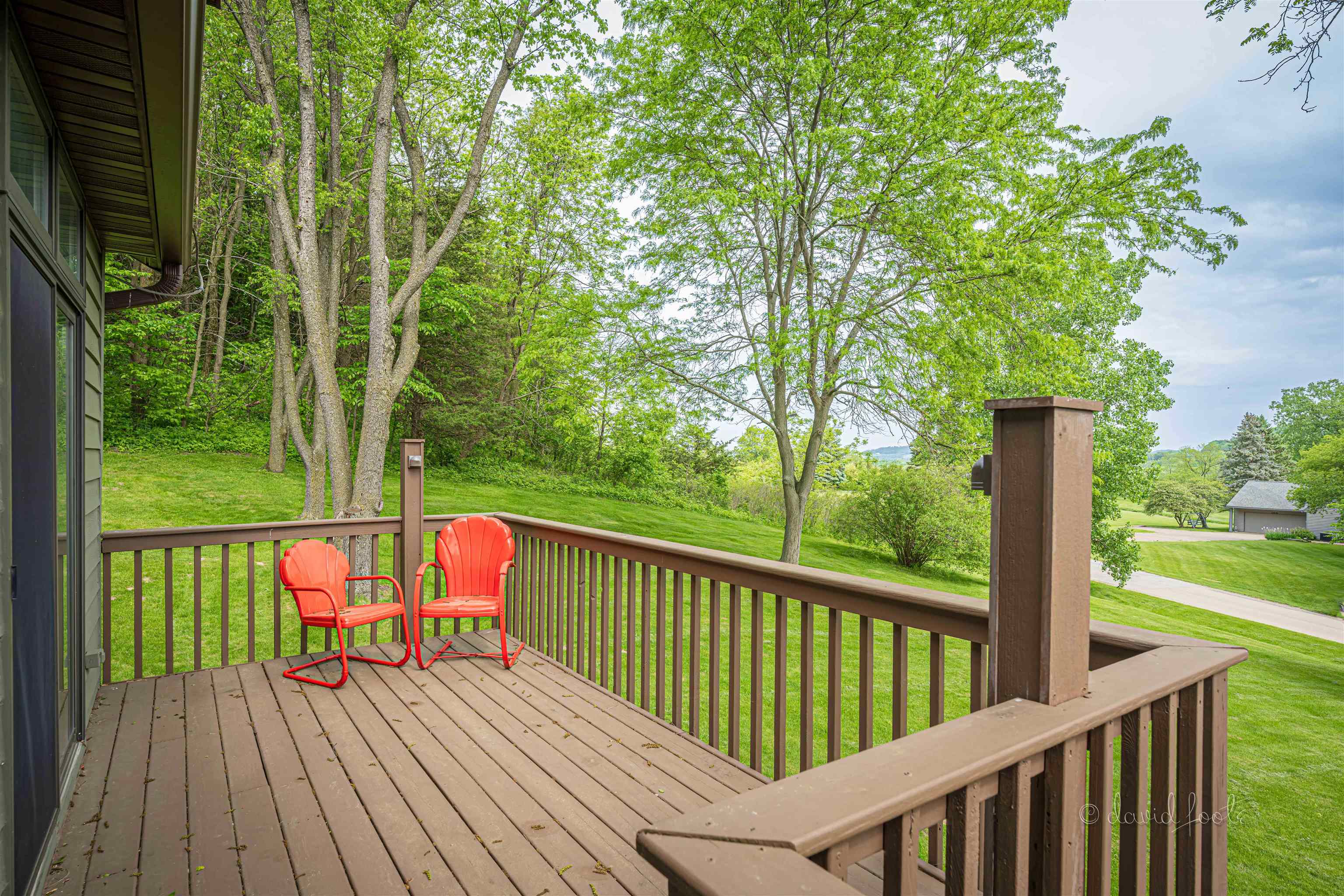 108 West Glen Hollow Road Galena, IL 61036 - Photo 44 of 51 a view of balcony with wooden floor and outdoor seating