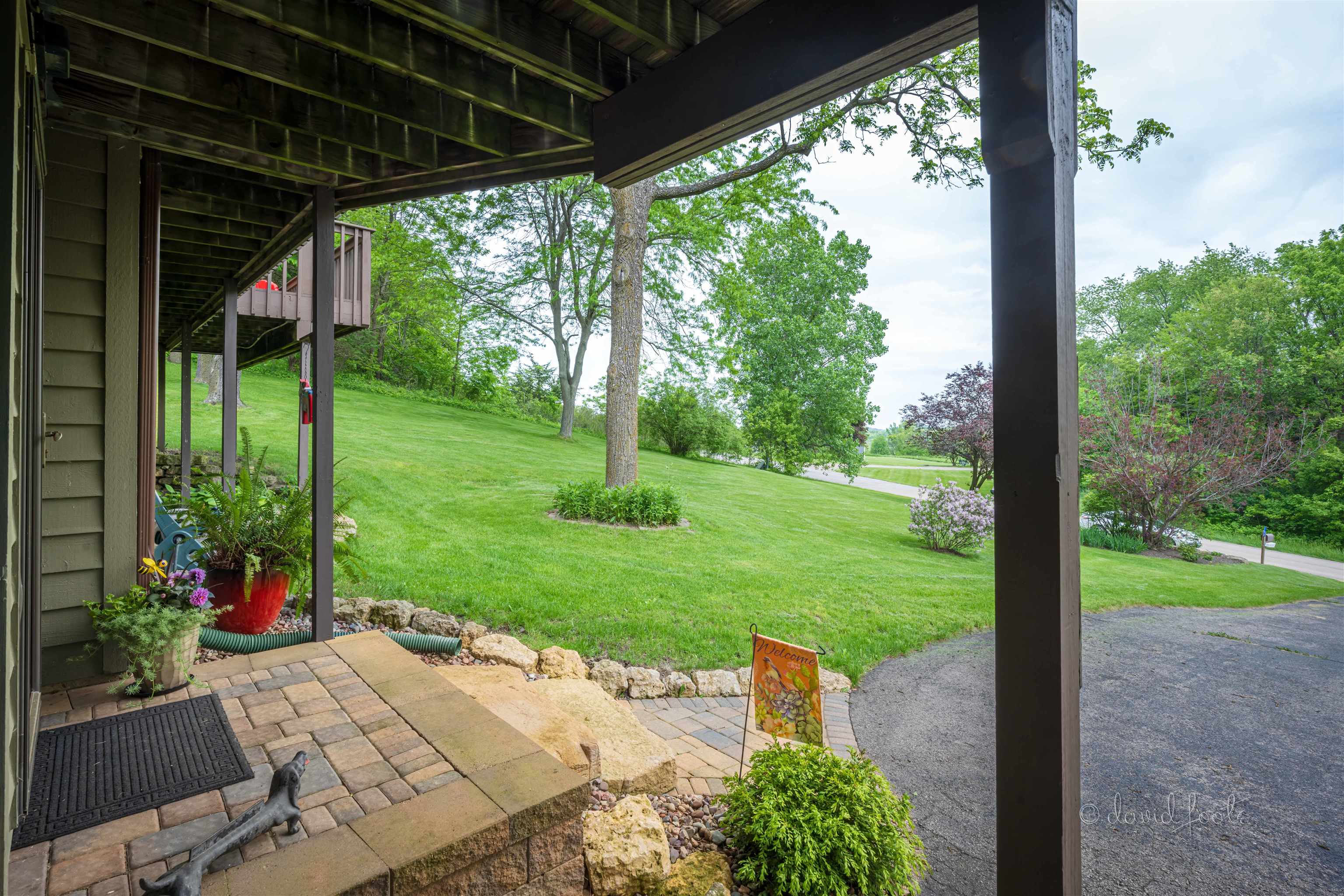 108 West Glen Hollow Road Galena, IL 61036 - Photo 6 of 51 a view of a porch with a backyard