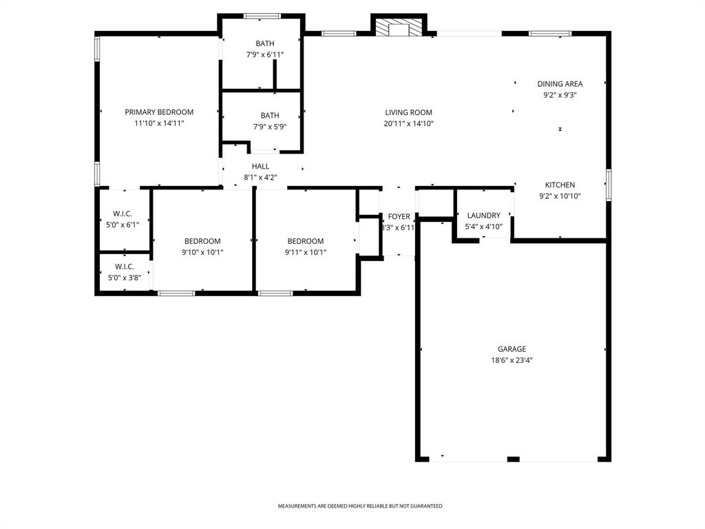1212 Manning Road Benbrook, TX 76126 - Photo 20 of 20 Floor plan