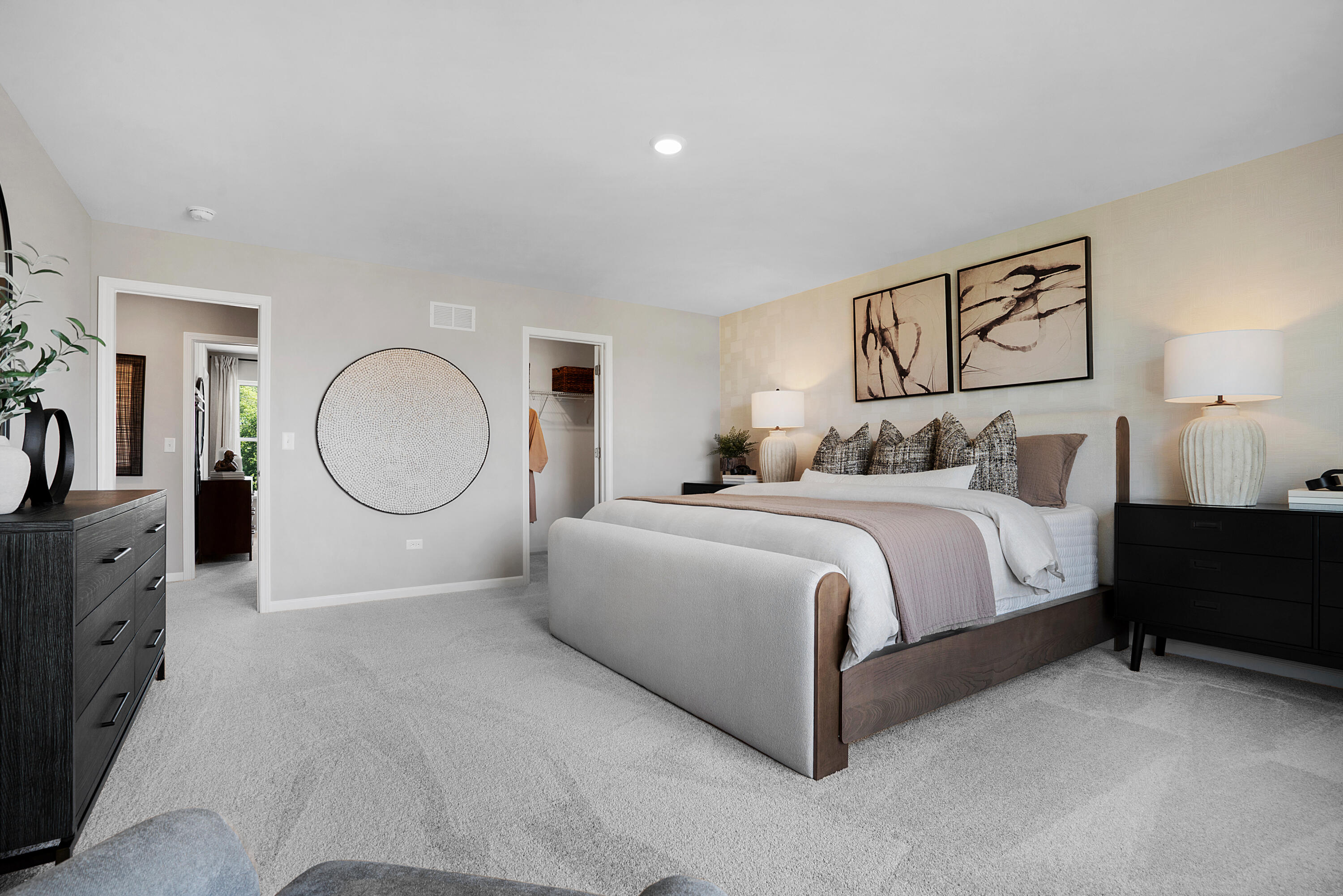 5575 Buttercup Avenue Portage, IN 46368 - Photo 10 of 16 a spacious bedroom with a bed a mirror with dresser and mirror