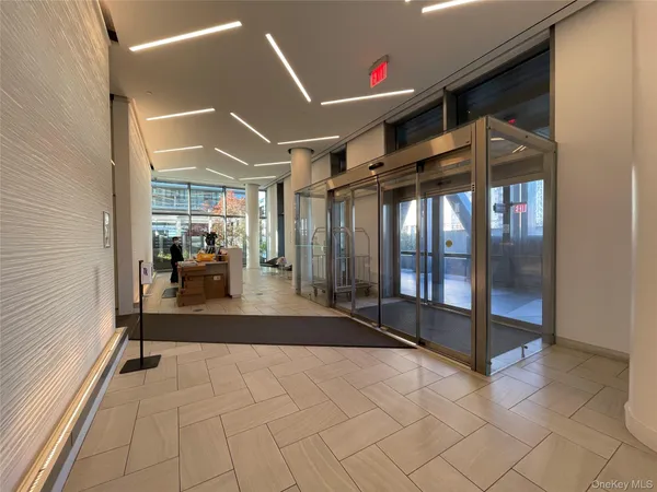 a view of outdoor space with seating area