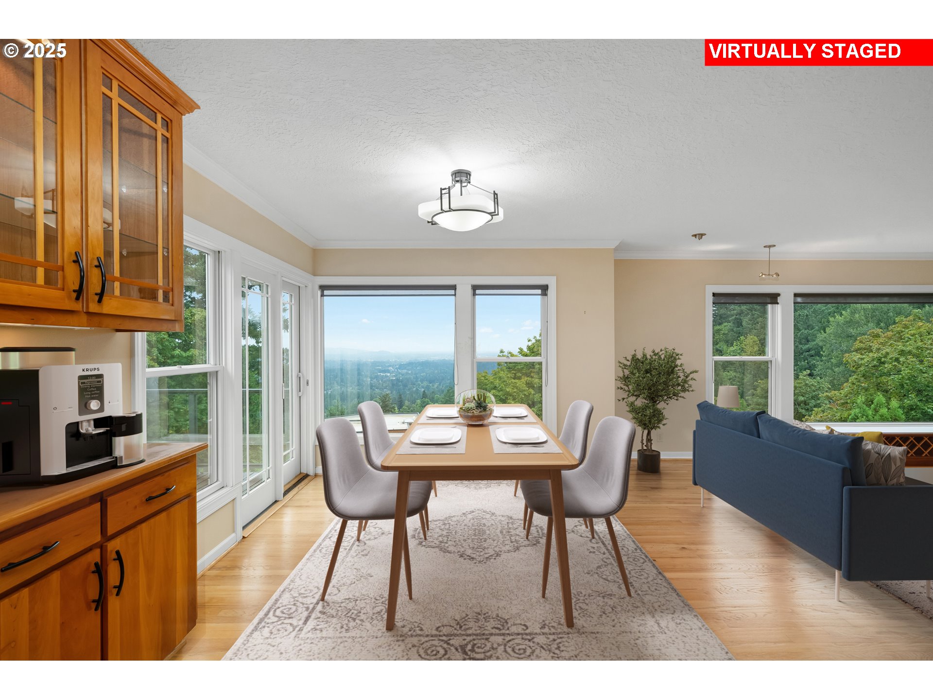 3250 Southwest Donner Way Court Portland, OR 97239 - Photo 47 of 48 a view of a dining room with furniture window and outside view