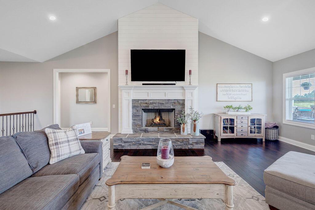 3760 South County Line Road Johnstown, OH 43031 - Photo 10 of 52 Stone front gas fireplace