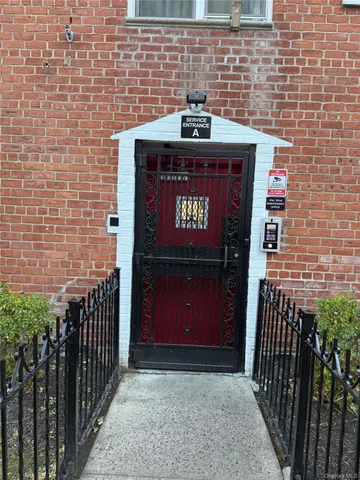 a front view of a house with entryway