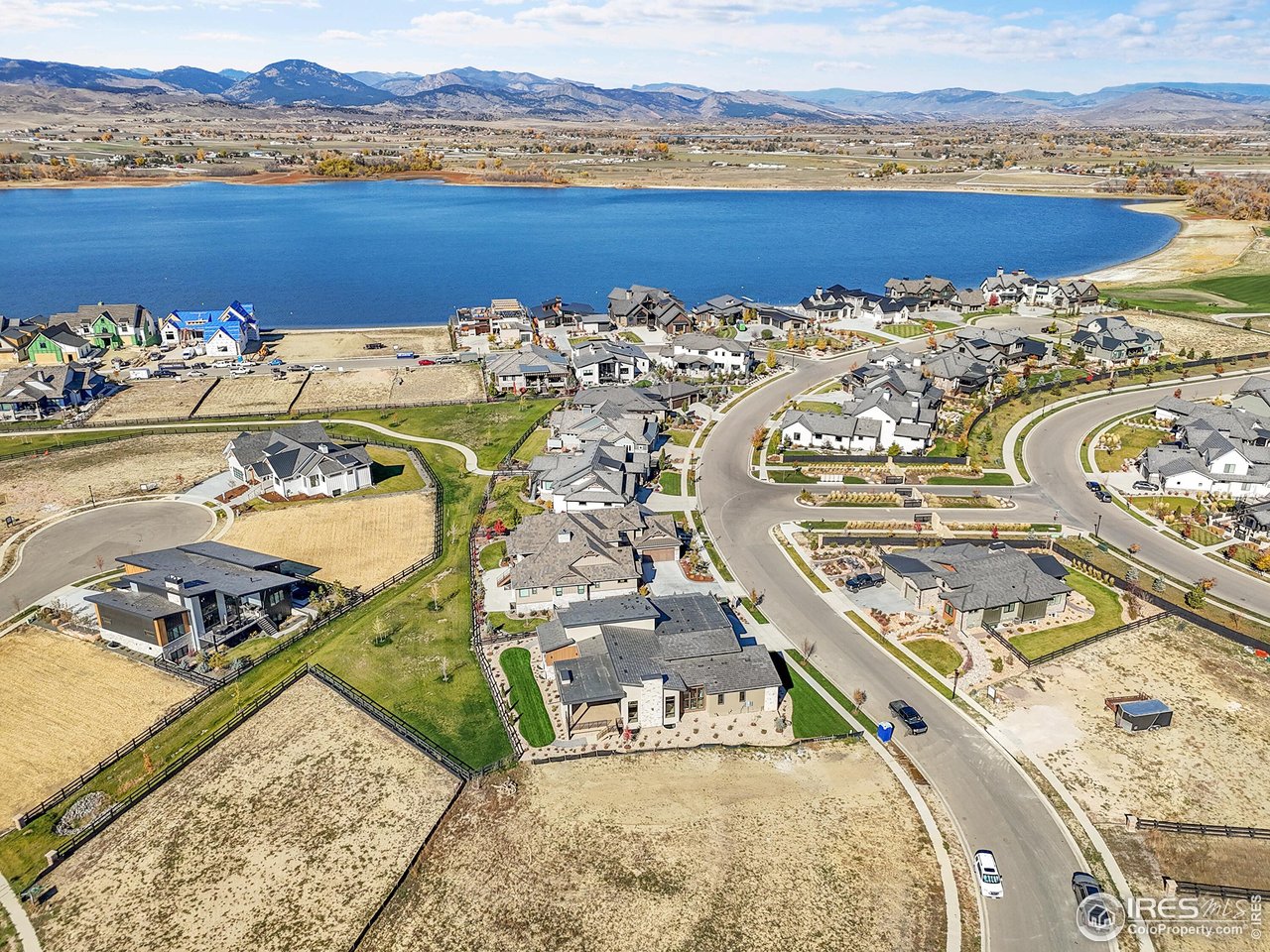 2672 Bluewater Road Berthoud, CO 80513 - Photo 4 of 6 an aerial view of a city