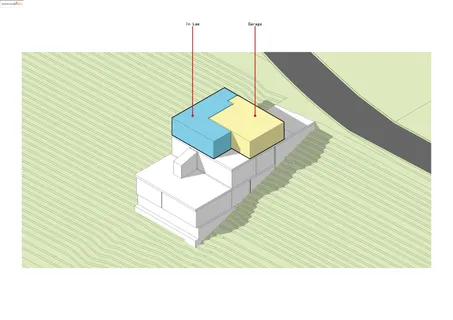 a living room with a table