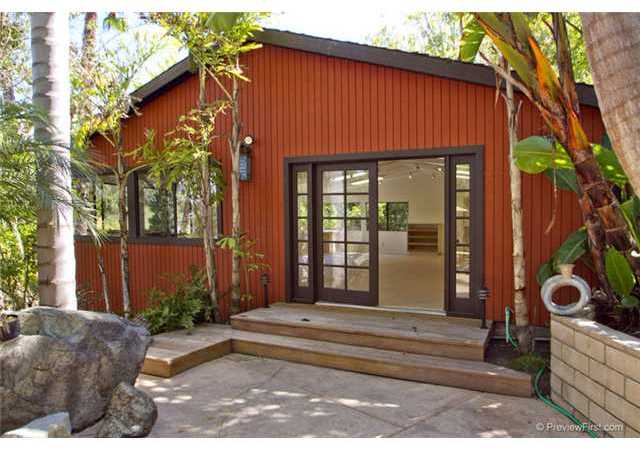 1247 Saxony Road Encinitas, CA 92024 - Photo 21 of 24 While the owners used this as a 1200 sqft art studio, just off the pool, this fully permitted structure would be great to entertain in for your pool party. Or find a better use that suits your families needs.