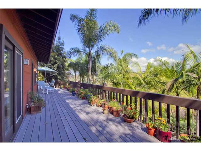 1247 Saxony Road Encinitas, CA 92024 - Photo 10 of 24 First floor balcany with a view of the nature preser that backs the property. A view you will never lose.