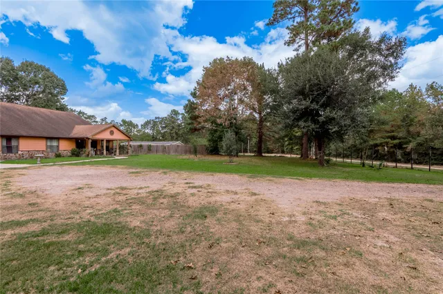a view of outdoor space with garden