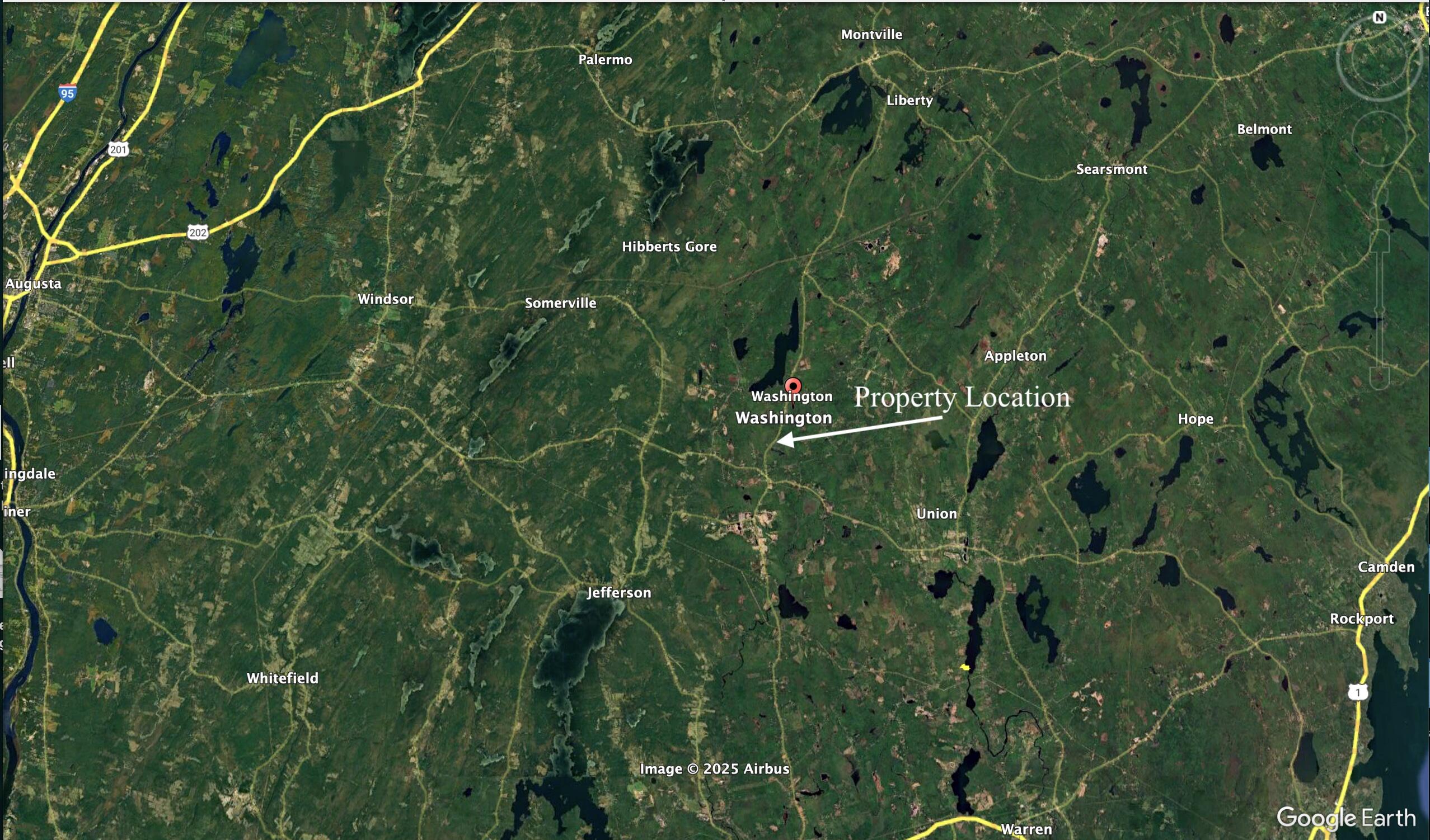 Lot B Waldoboro Road Washington, ME 04574 - Photo 16 of 18 Location Map Washington