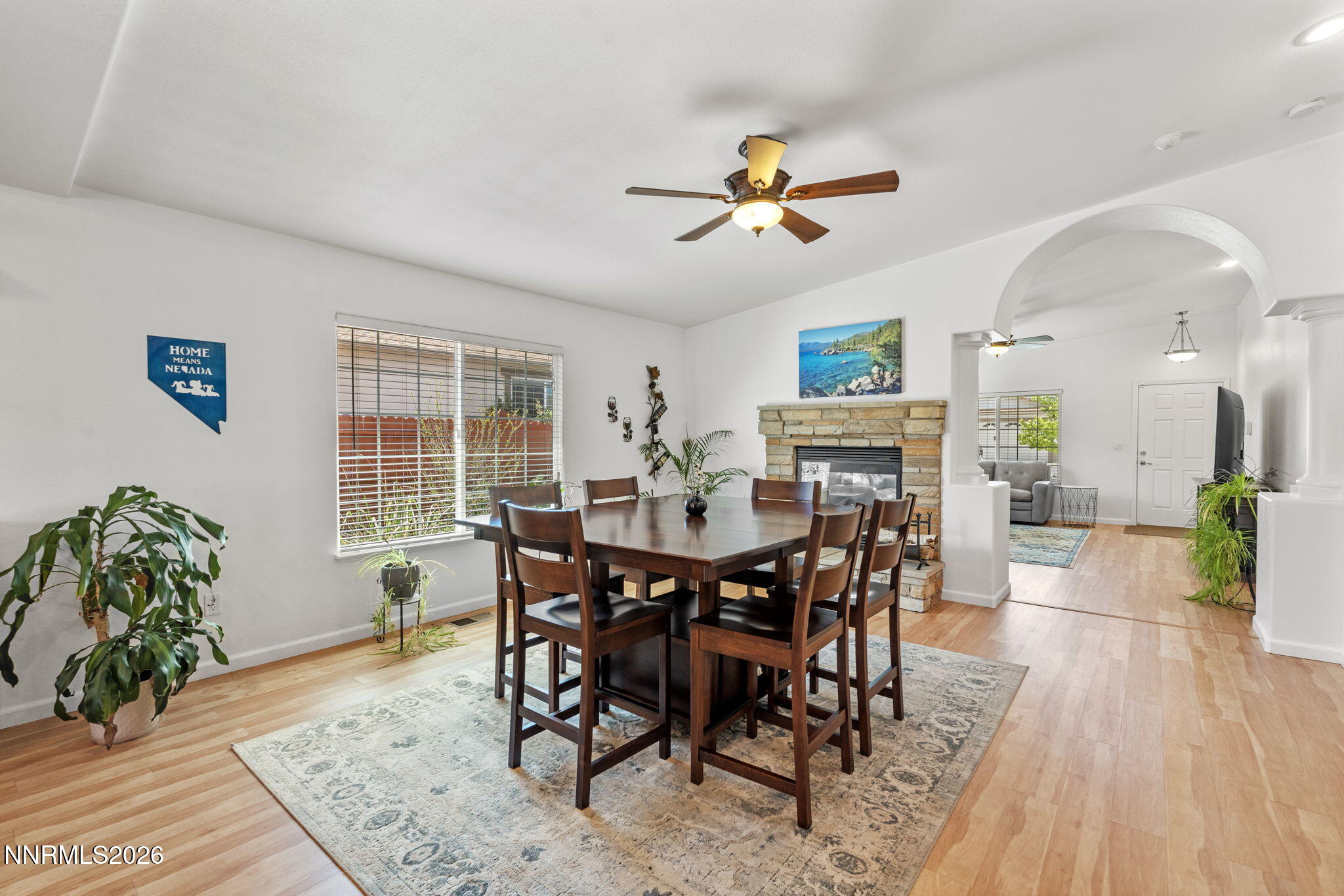 18324 Panda Bear Court Reno, NV 89508 - Photo 42 of 44 a view of a dining room with furniture and wooden floor