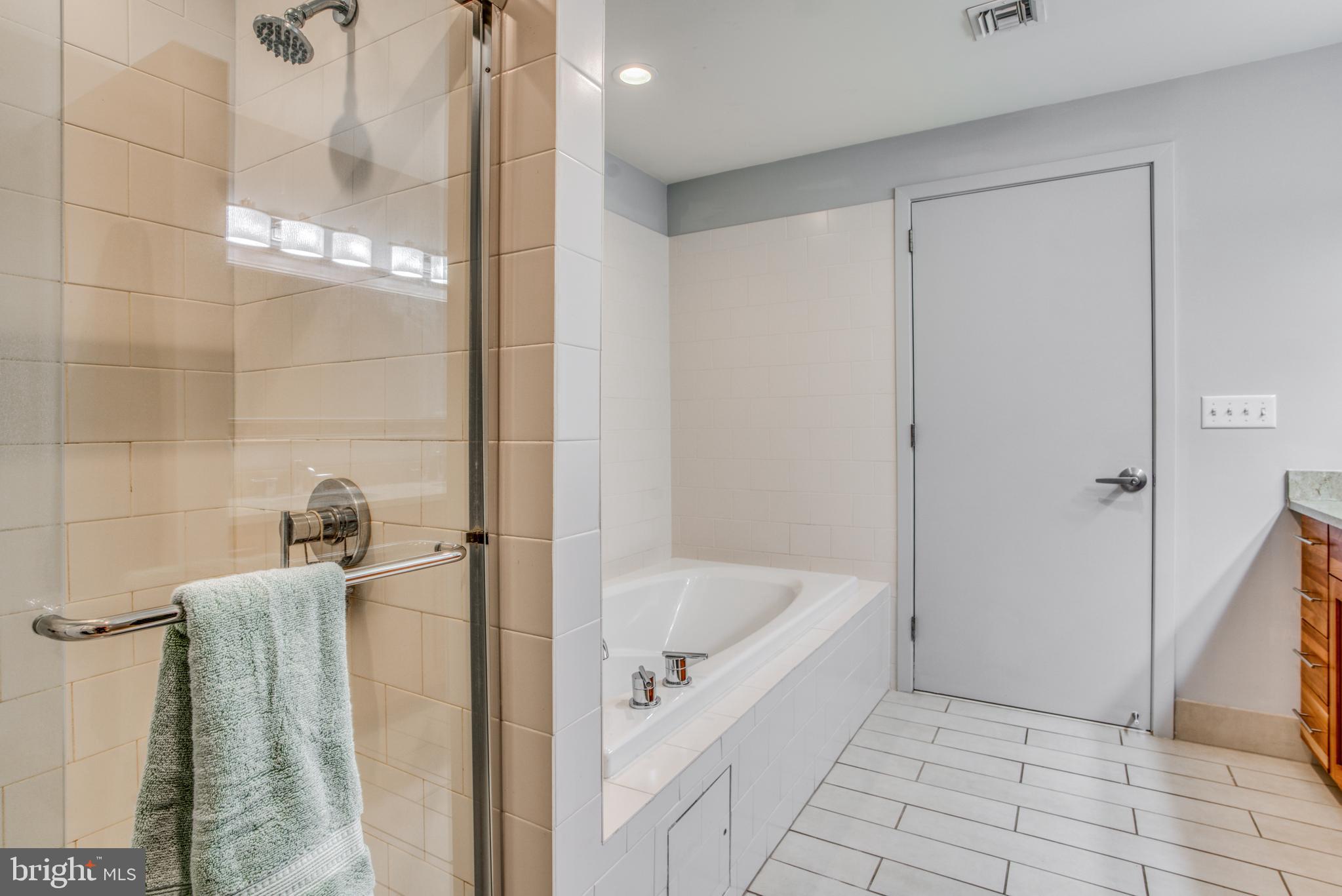 1200 Steuart Street, Unit 430 Baltimore, MD 21230 - Photo 19 of 53 Master bathroom with separate shower