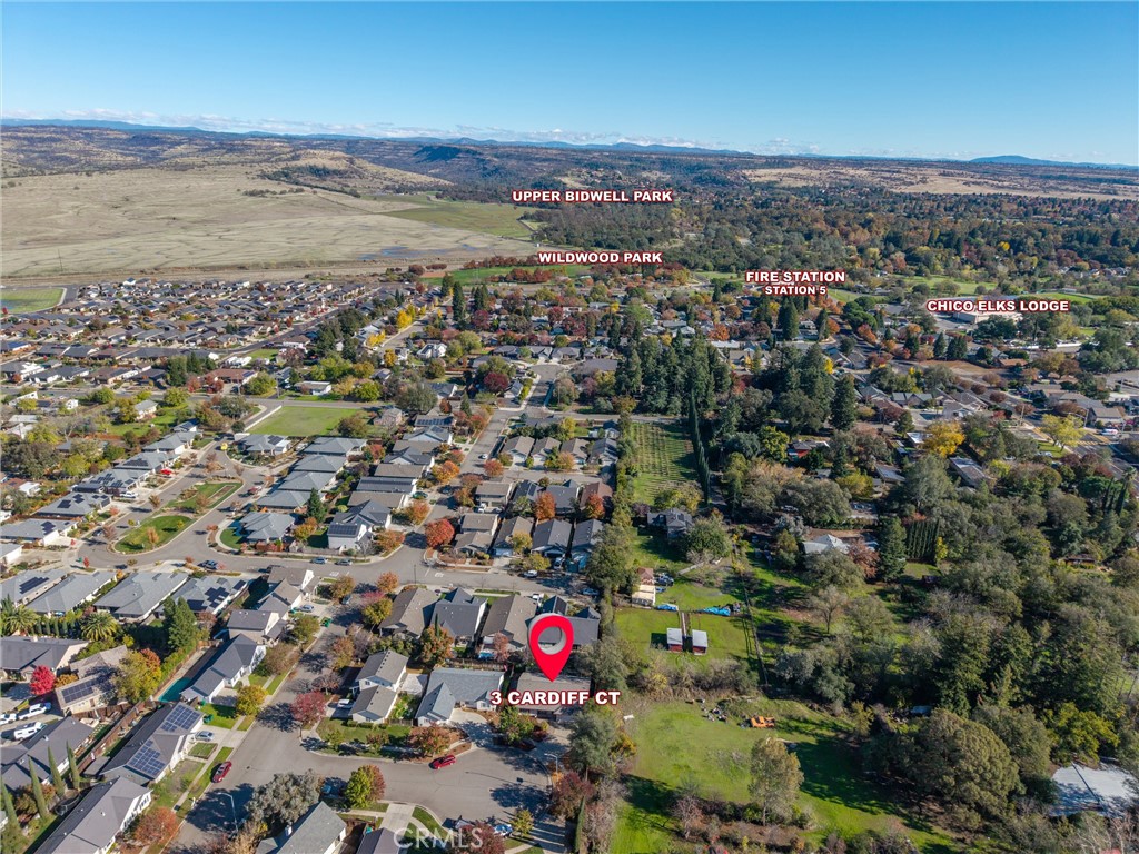 3 Cardiff Court Chico, CA 95973 - Photo 3 of 25 an aerial view of beach and ocean