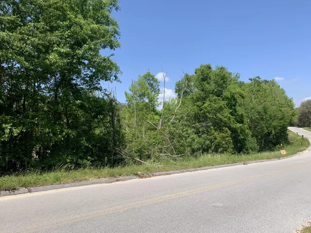 a view of a yard and a street view