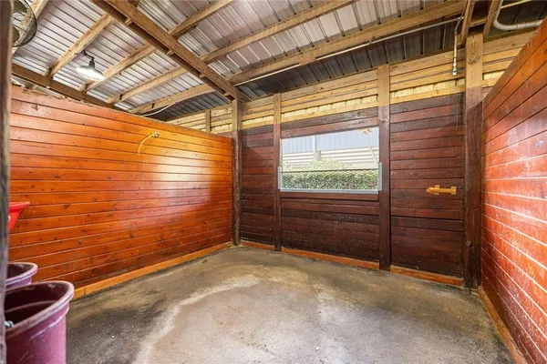 a view of a room with door