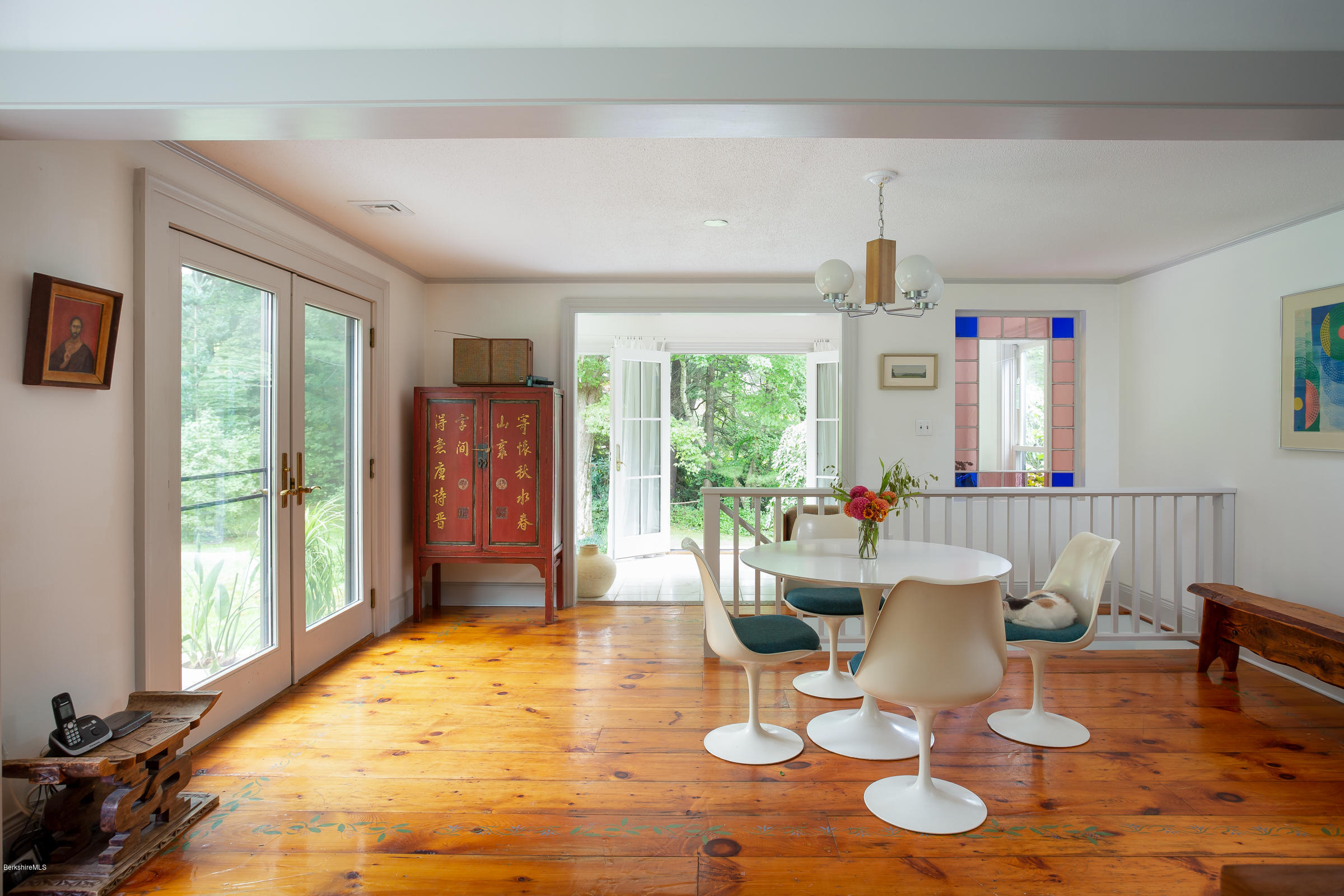 43 Blunt Road Egremont, MA 01230 - Photo 9 of 23 DINING TOWARD FRONT ENTRY