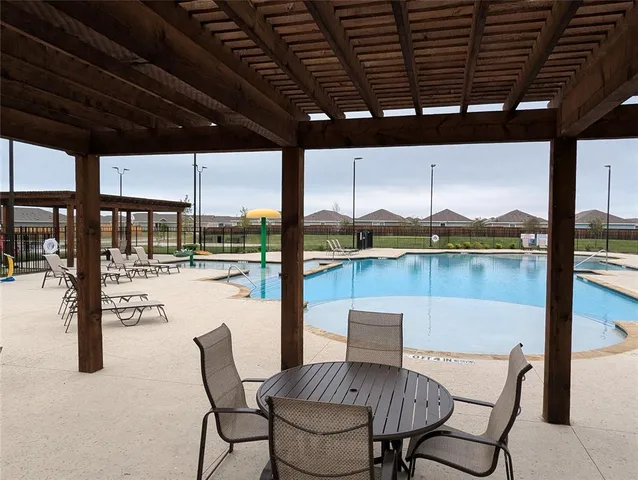 a outdoor view with a sitting space