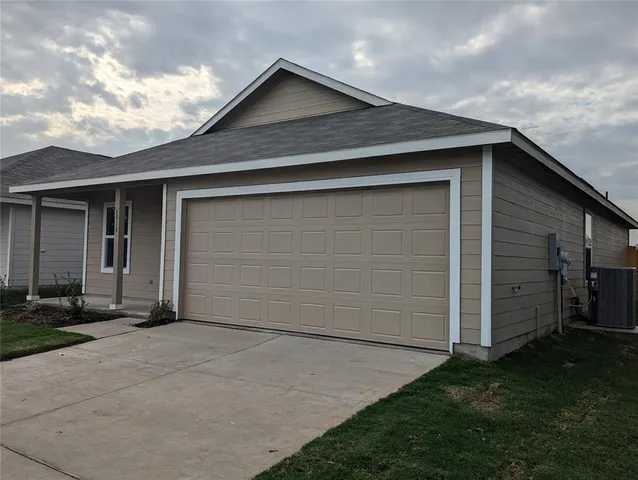 a front view of house