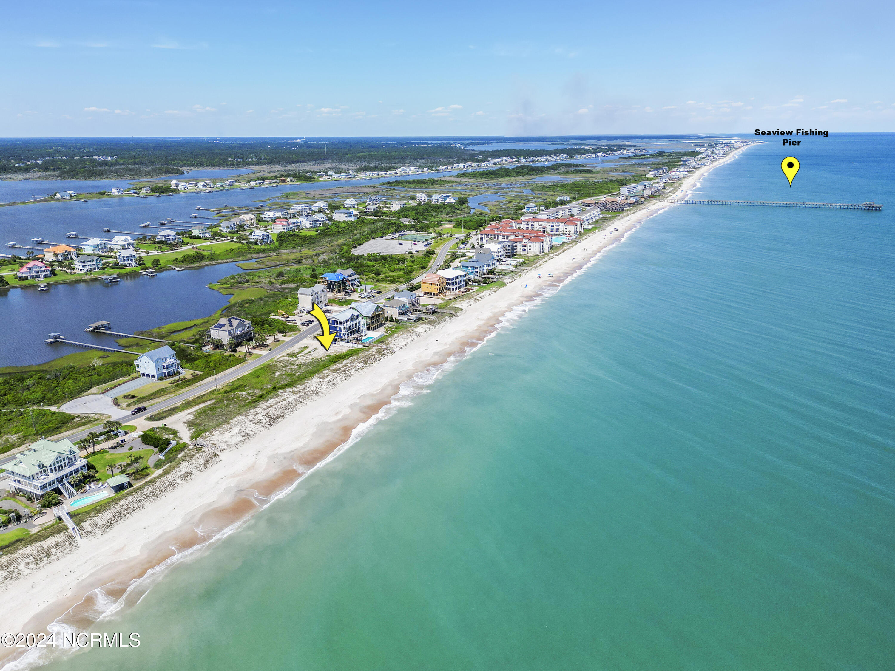 686 New River Inlet Road North Topsail Beach, NC 28460 - Photo 9 of 22 Drone Aerial