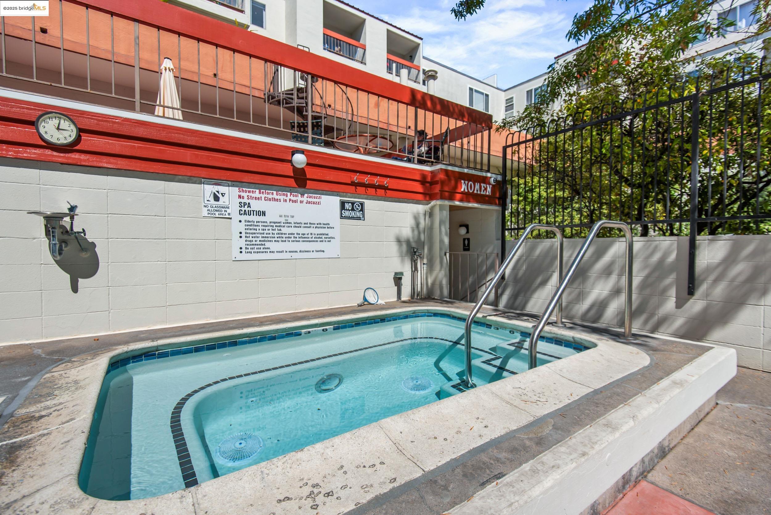 288 Whitmore Street, Unit 310B Oakland, CA 94611 - Photo 22 of 37 a view of outdoor space with swimming pool and barbeque oven
