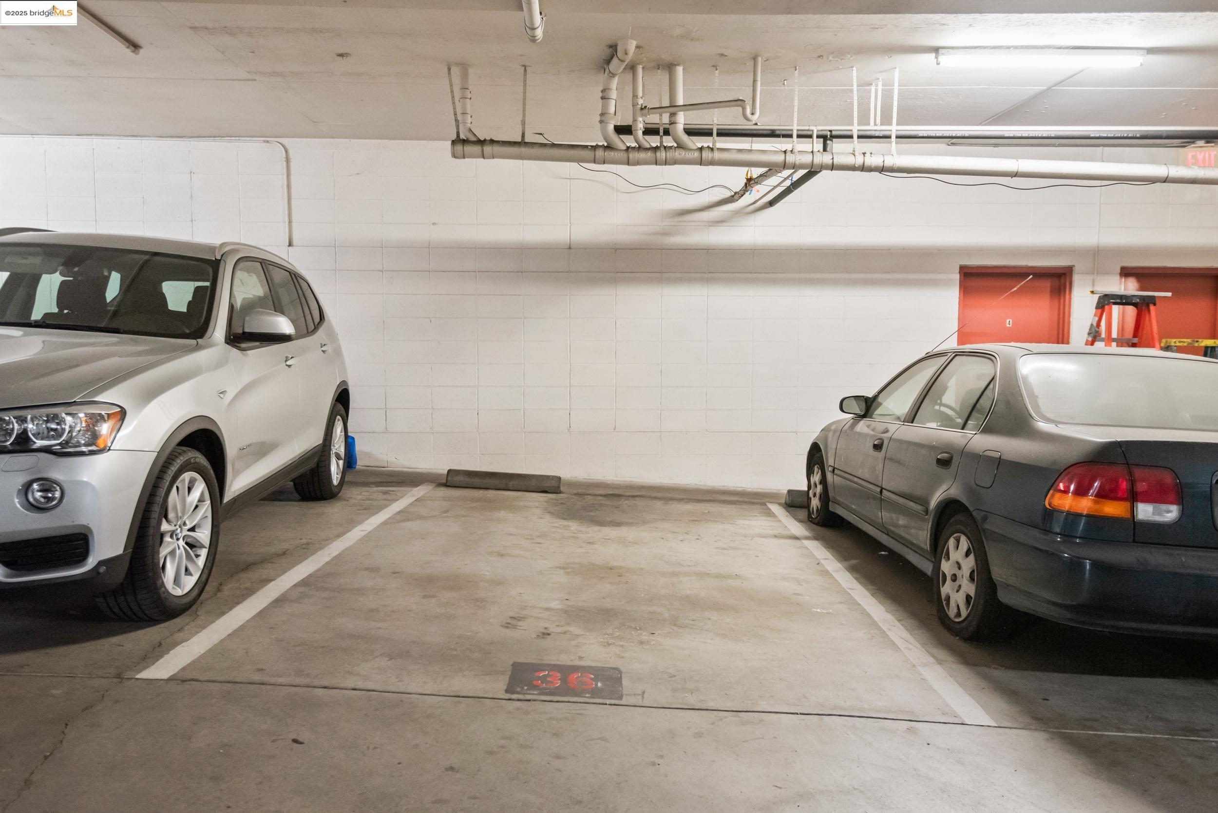288 Whitmore Street, Unit 310B Oakland, CA 94611 - Photo 24 of 37 a view of a car in a garage