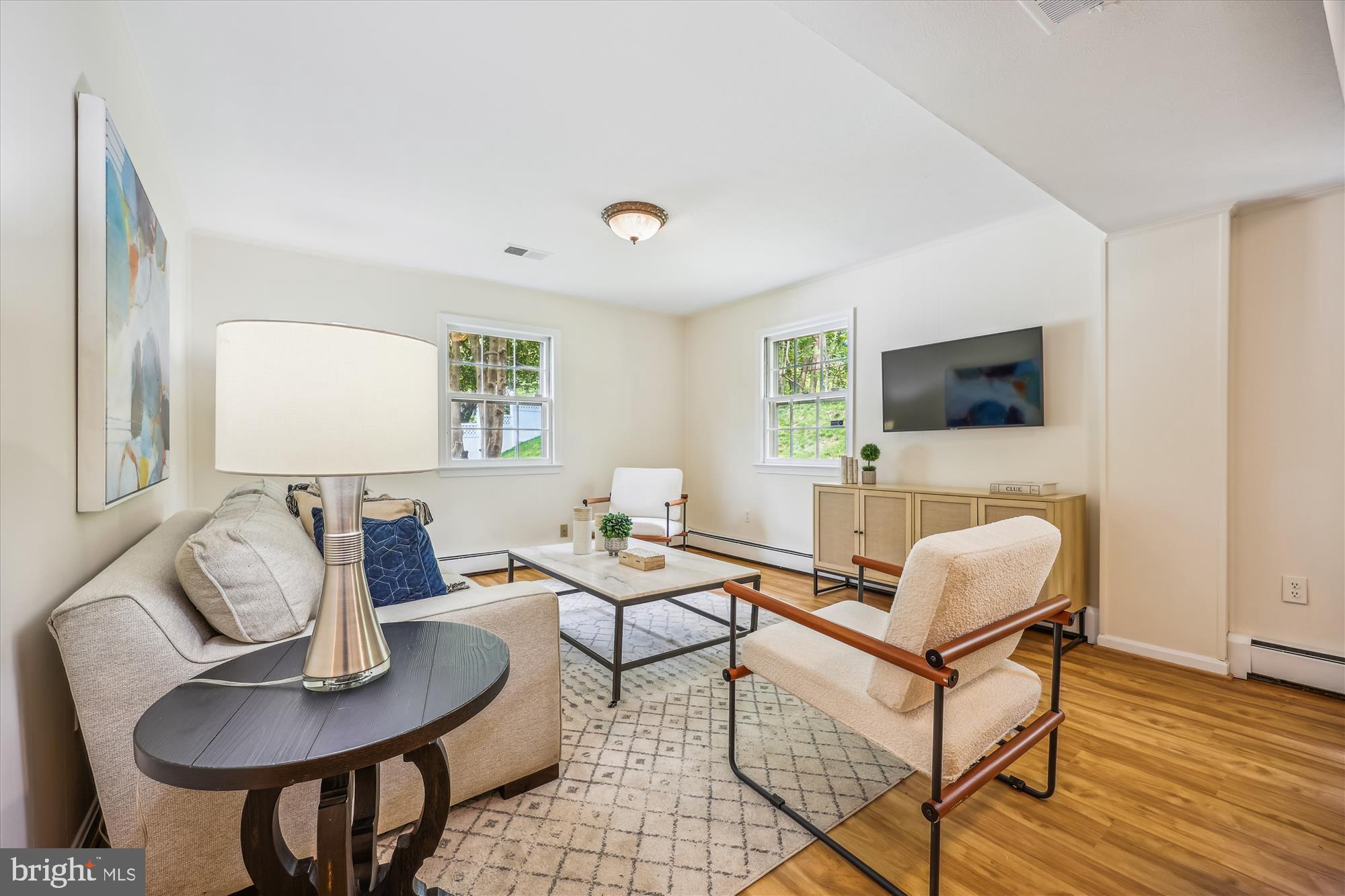 1029 Tracy Drive Silver Spring, MD 20904 - Photo 23 of 59 a living room with furniture and a flat screen tv