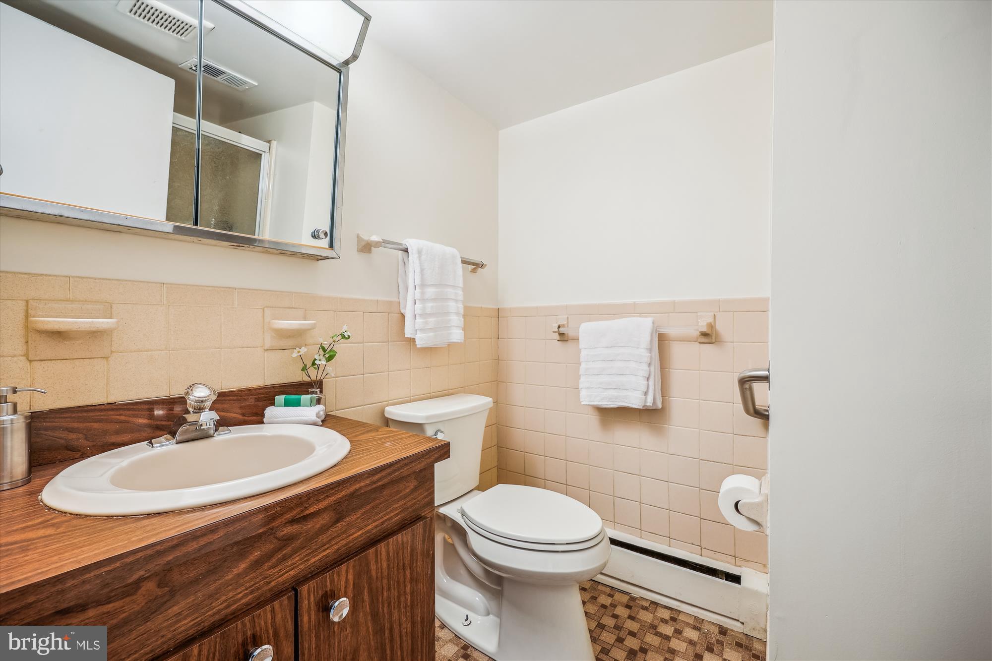 1029 Tracy Drive Silver Spring, MD 20904 - Photo 32 of 59 a bathroom with a sink a toilet and mirror