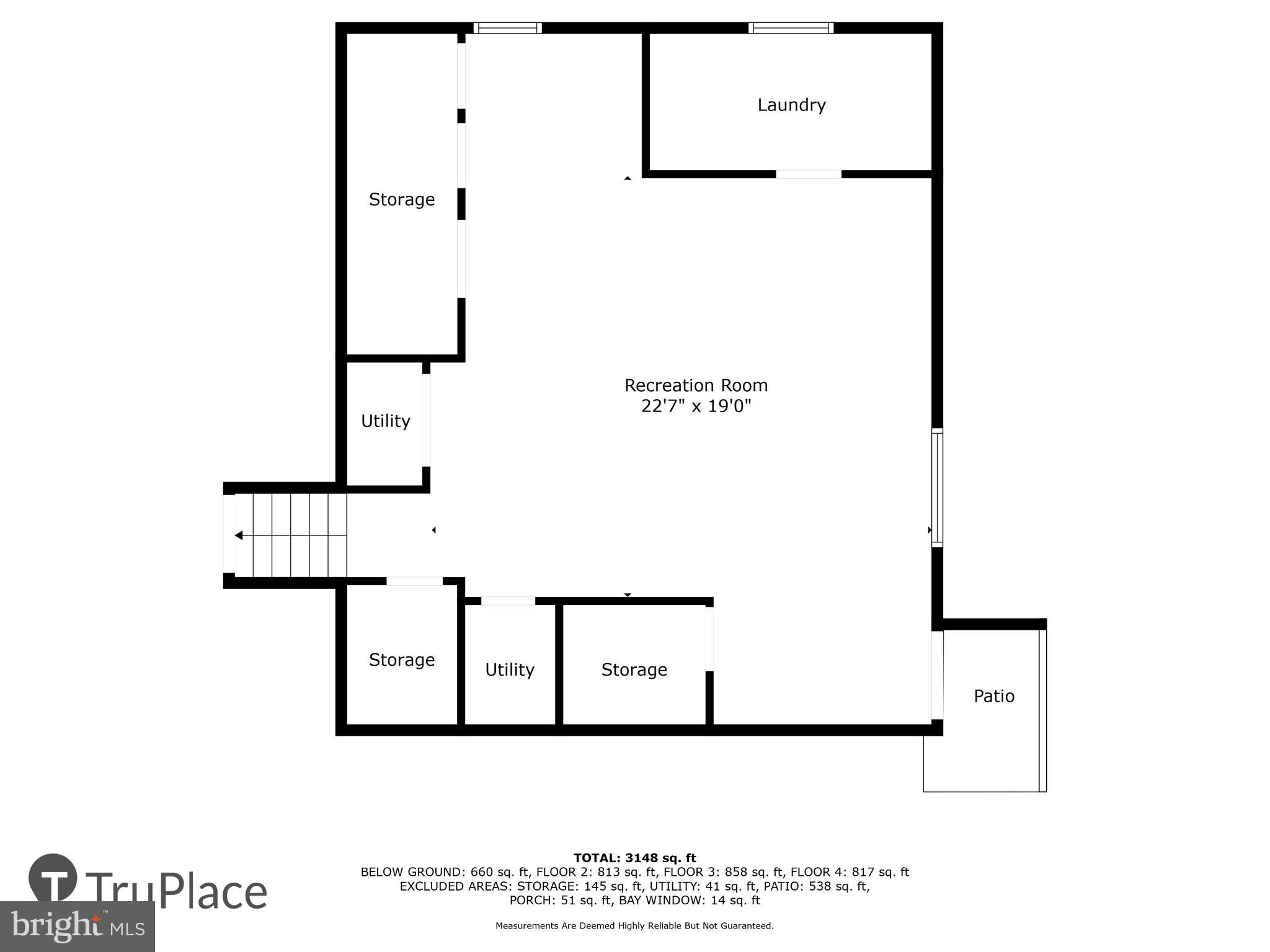 1029 Tracy Drive Silver Spring, MD 20904 - Photo 59 of 59 Lower Level (Labels & Measurements)