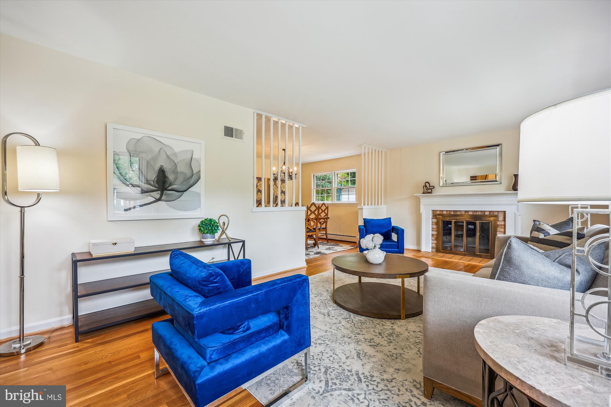 1029 Tracy Drive Silver Spring, MD 20904 - Photo 8 of 59 a living room with furniture and a fireplace