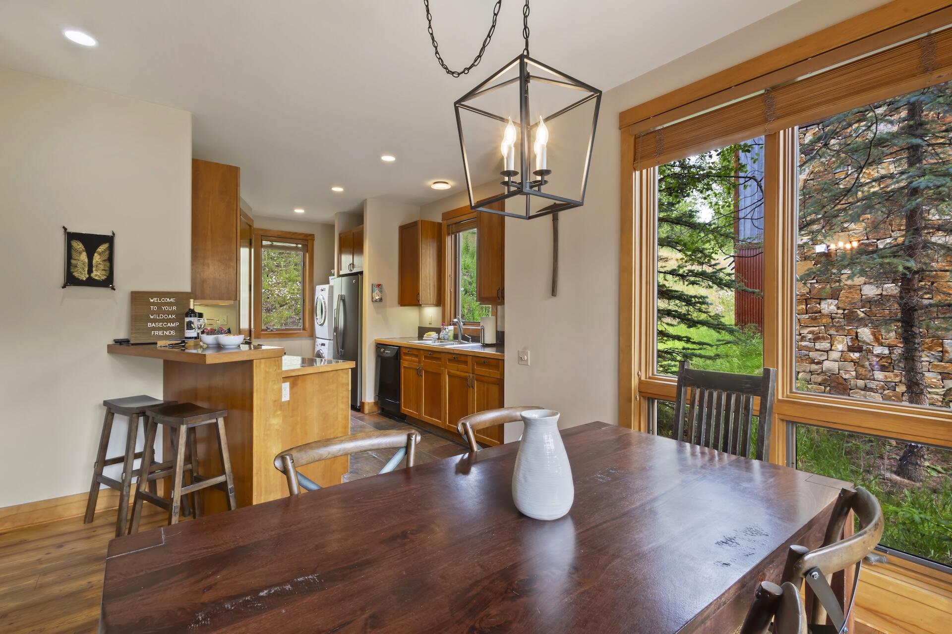 403 Adams Ranch Road, Unit B Mountain Village, CO 81435 - Photo 16 of 28 Dining Room & Breakfast Bar
