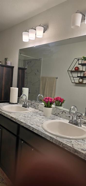 1108 Caloosa Ridge Way Babson Park, FL 33827 - Photo 20 of 29 a bathroom with a sink and a mirror