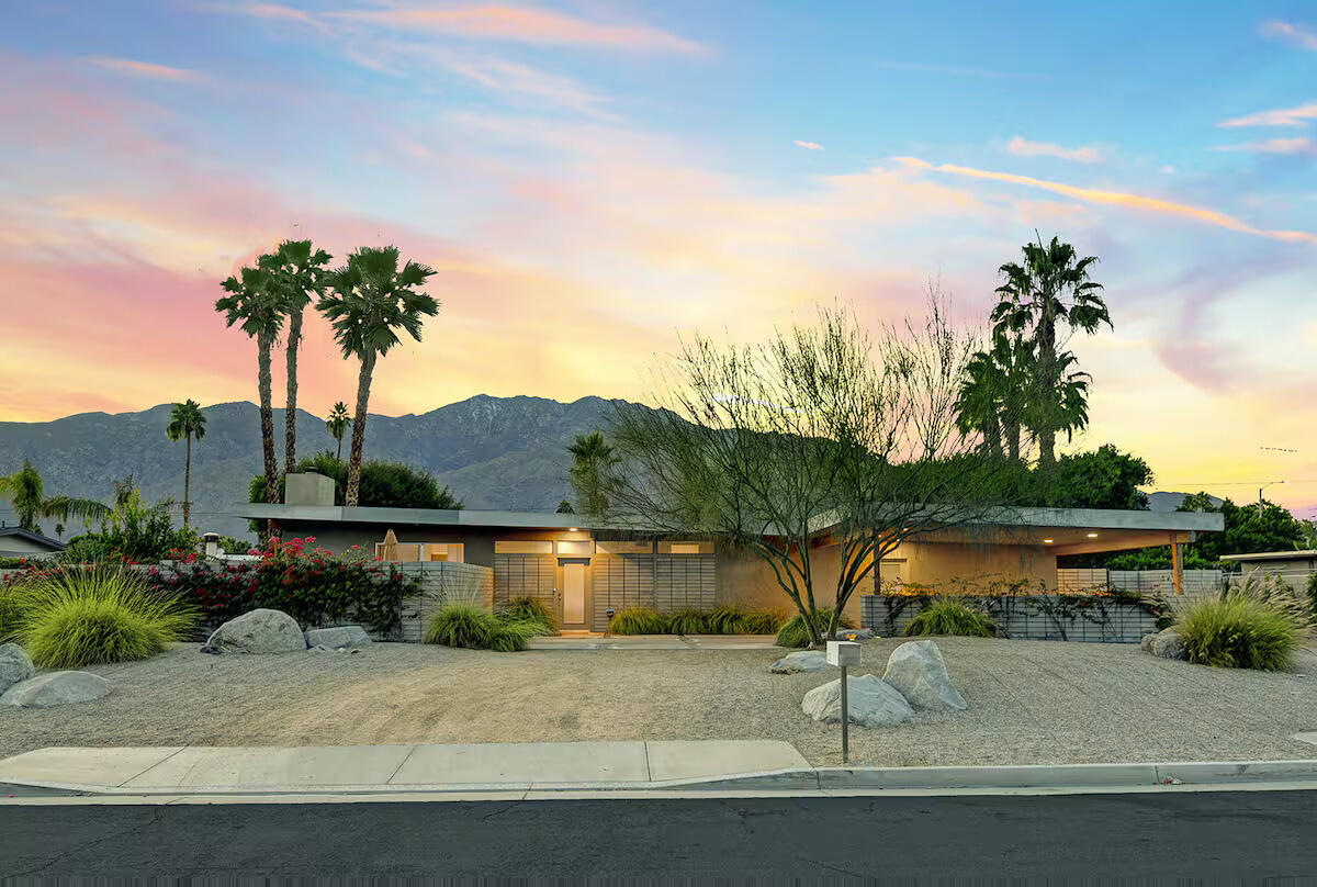 623 Desert Way Palm Springs, CA 92264 - Photo 1 of 39 a view of a house with a lake view