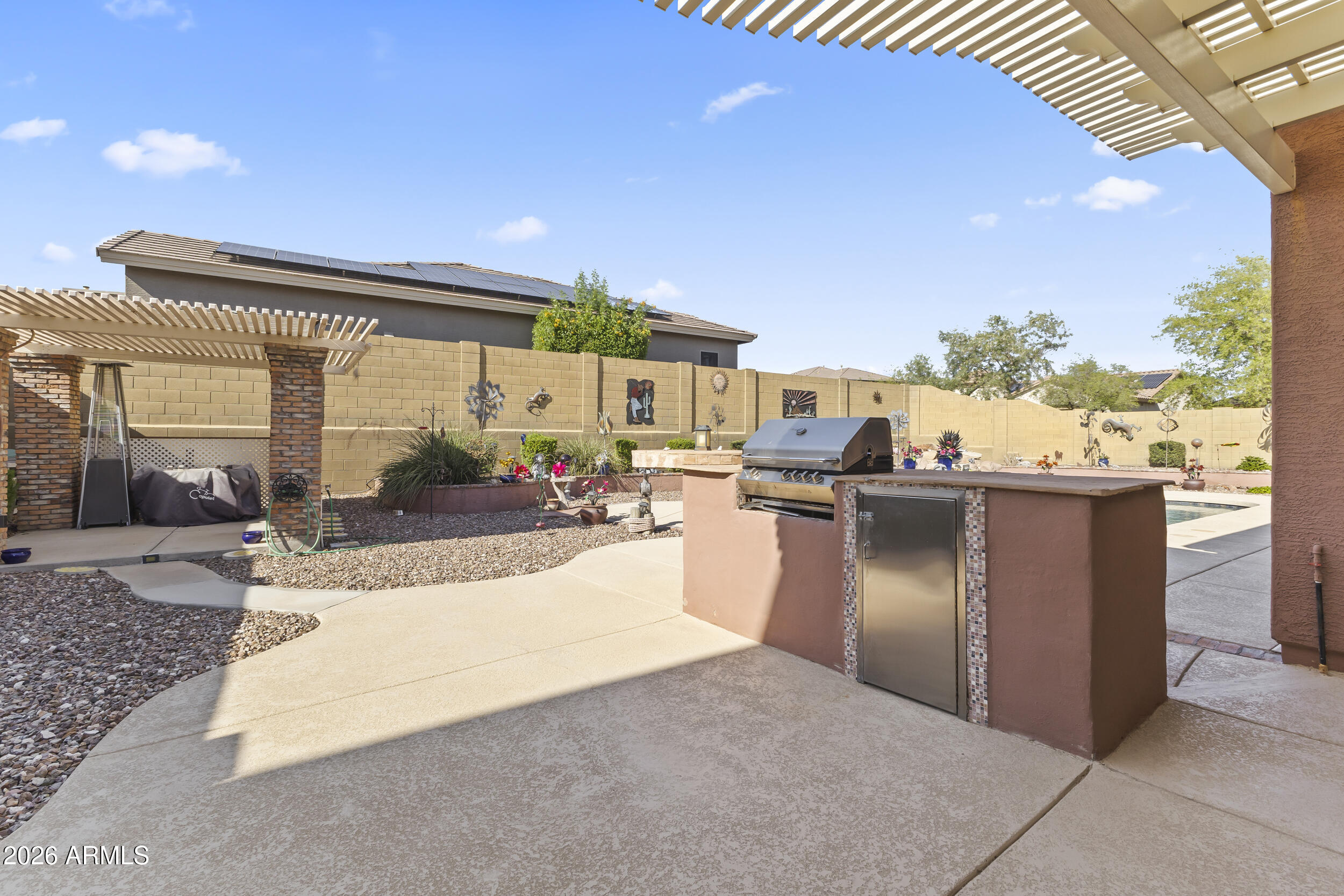 2026 West Hidden Treasure Way Phoenix, AZ 85086 - Photo 40 of 51 BUILT-IN BBQ