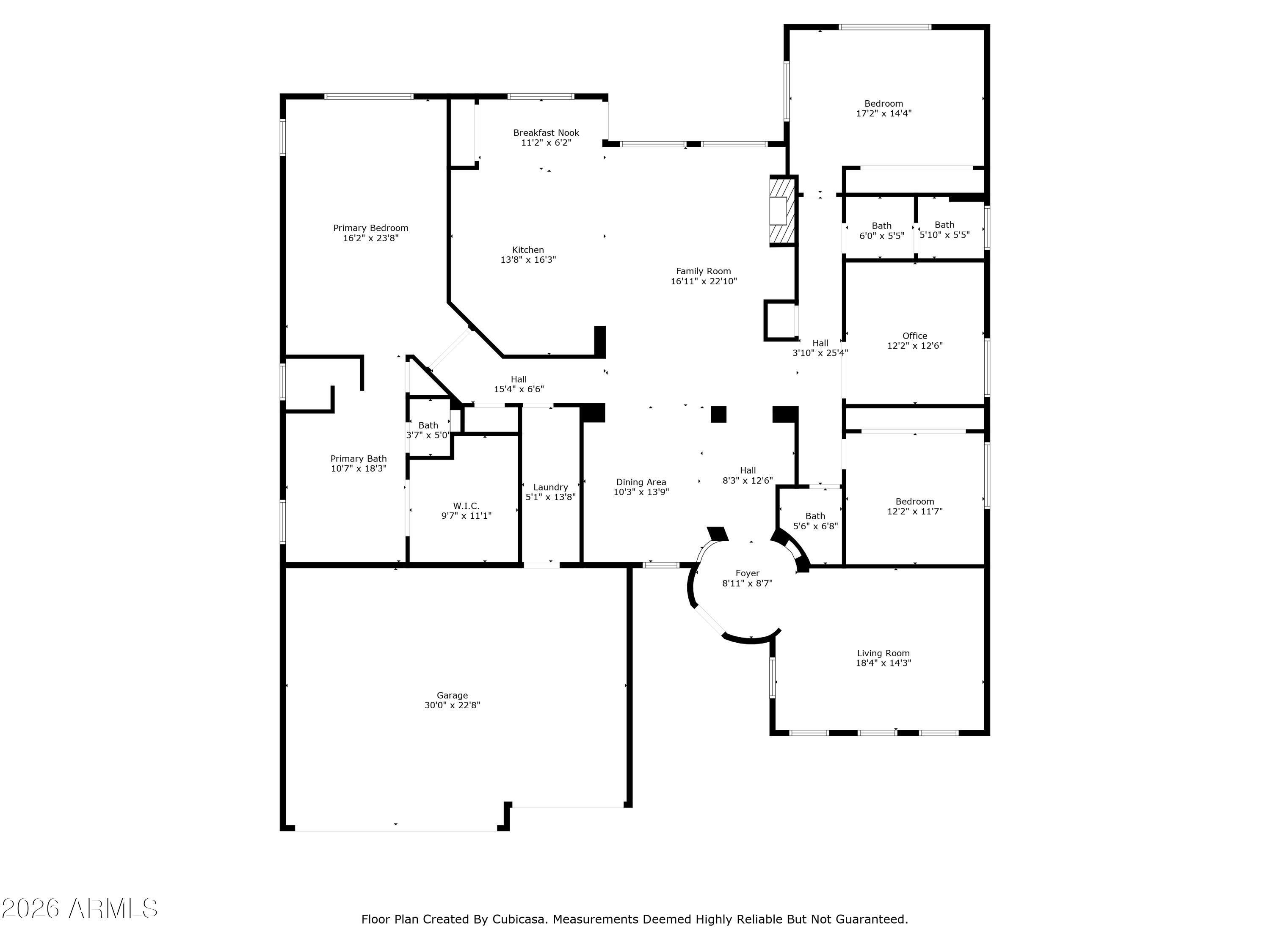 2026 West Hidden Treasure Way Phoenix, AZ 85086 - Photo 51 of 51 FLOOR PLAN